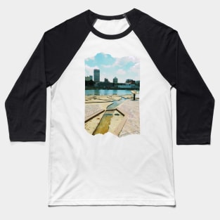 Photo of Memphis Tennessee sunset skyline night sky USA city break Baseball T-Shirt